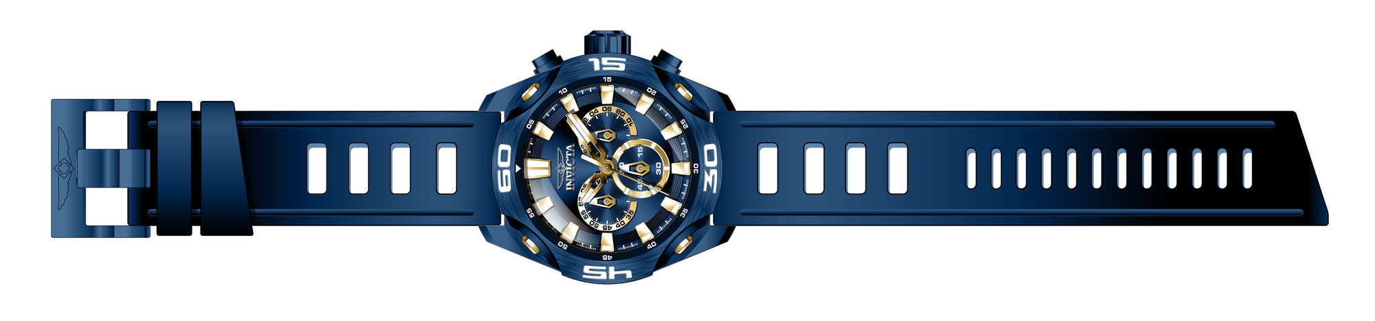 Band for Invicta Coalition Forces Men Blue Label 36695