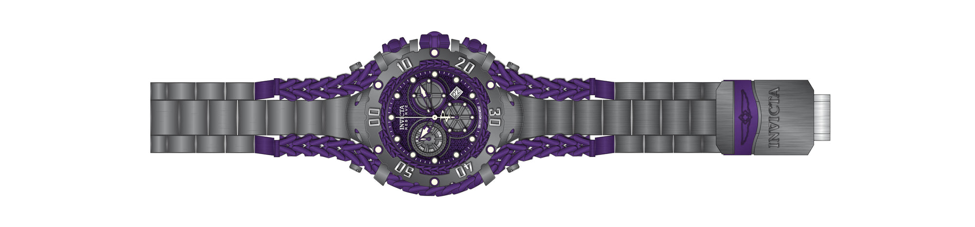 Band for Invicta Reserve Gladiator Men 40551