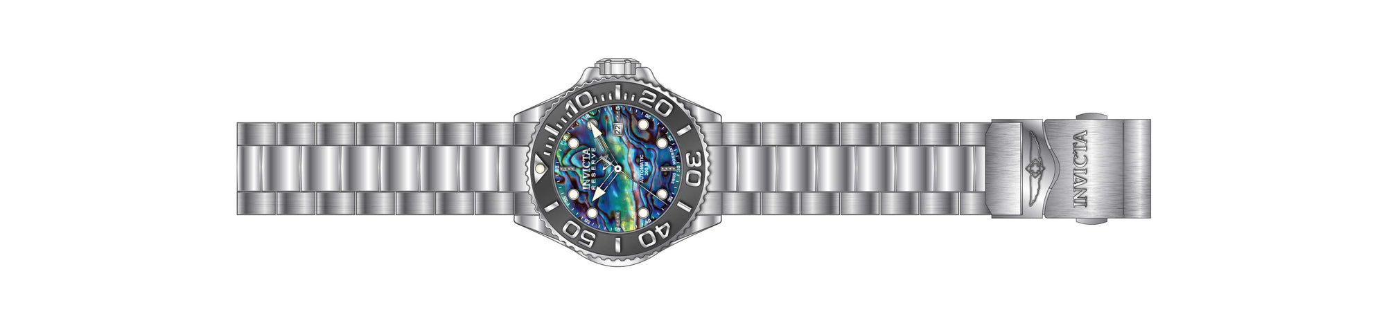 Band for Invicta Reserve Grand Diver Men 39969