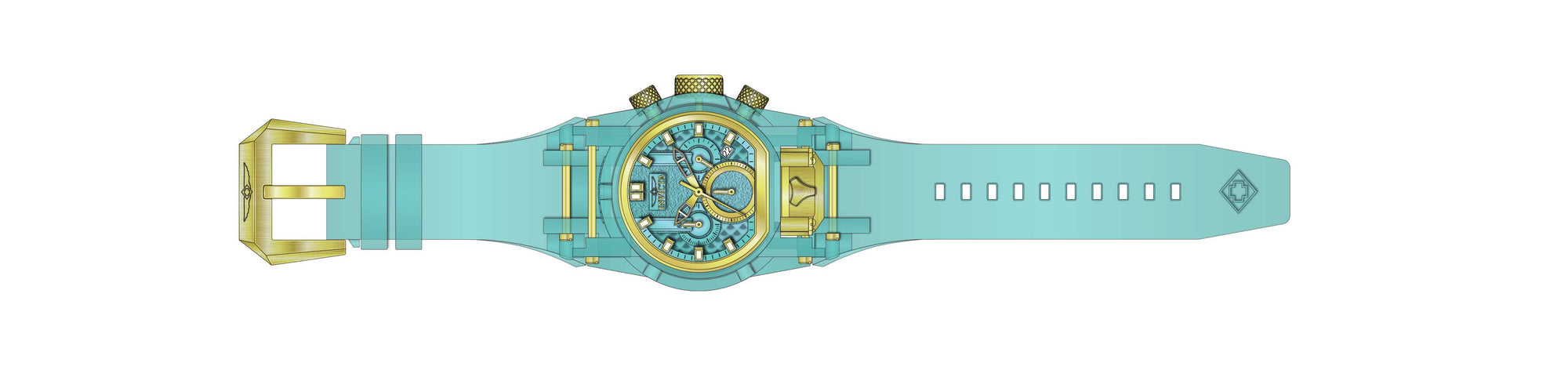 Band for Invicta Anatomic Lady 40296