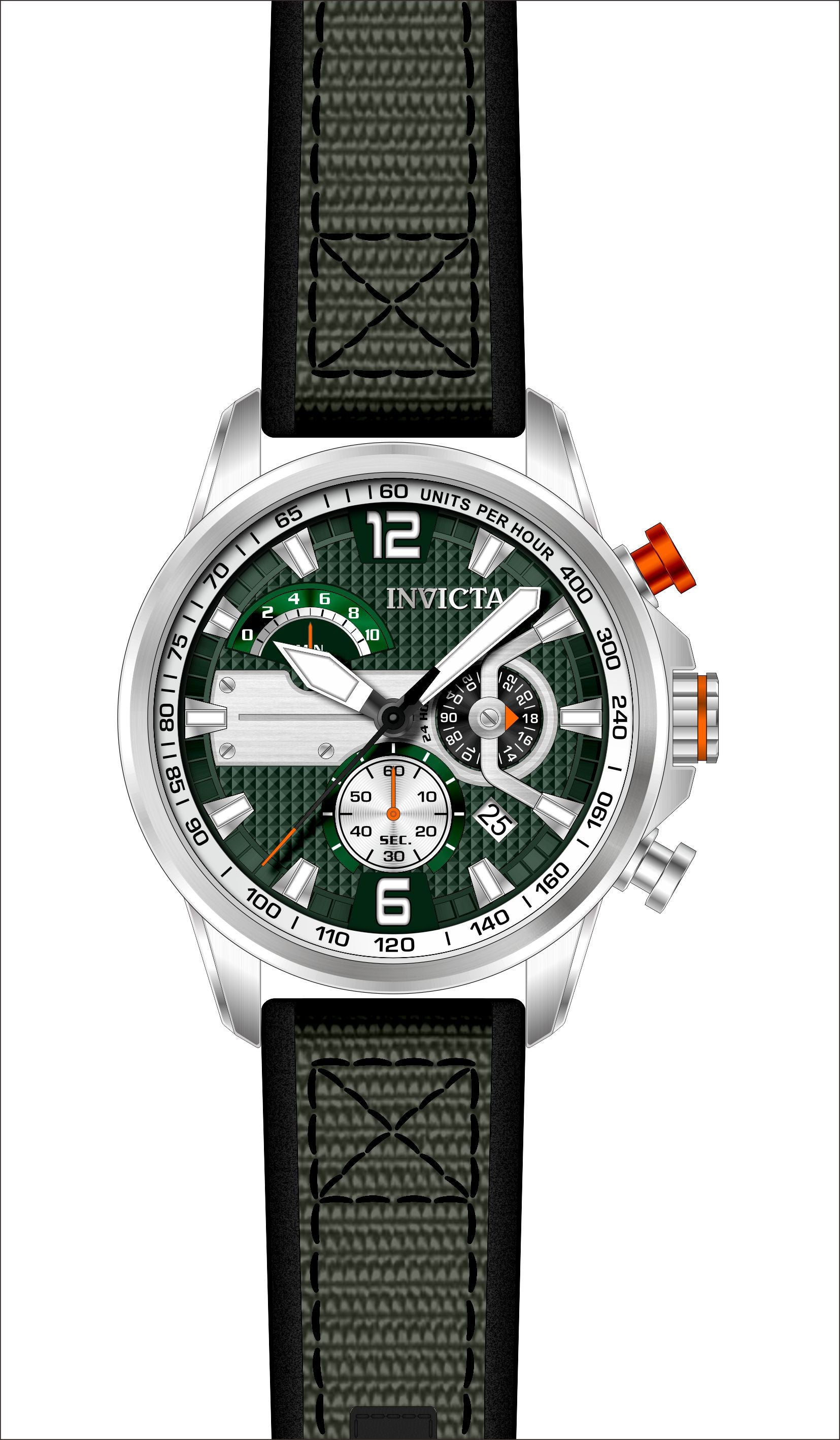 Parts for Invicta Aviator Men 41686