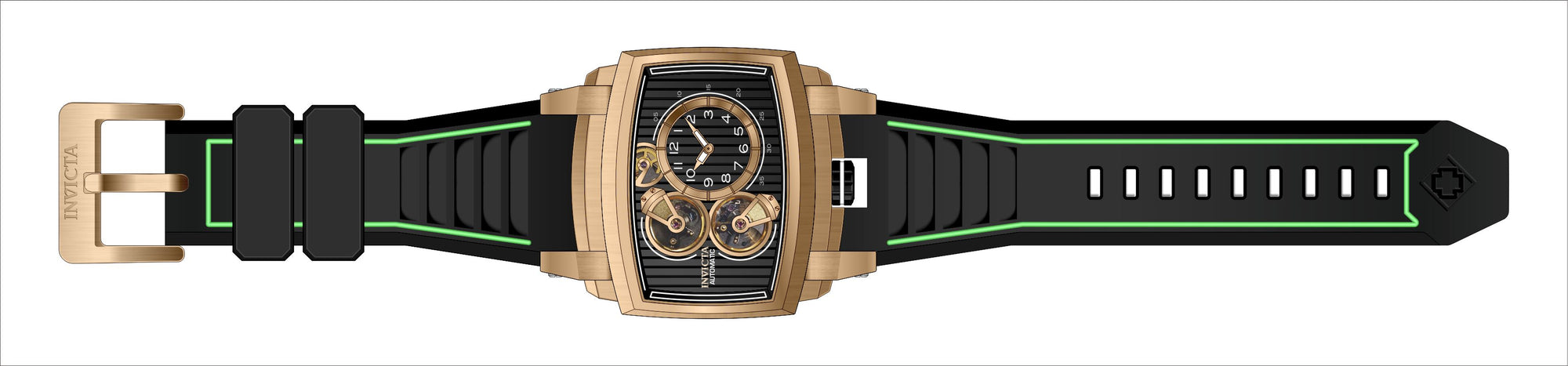 Band for Invicta Akula Men 41698