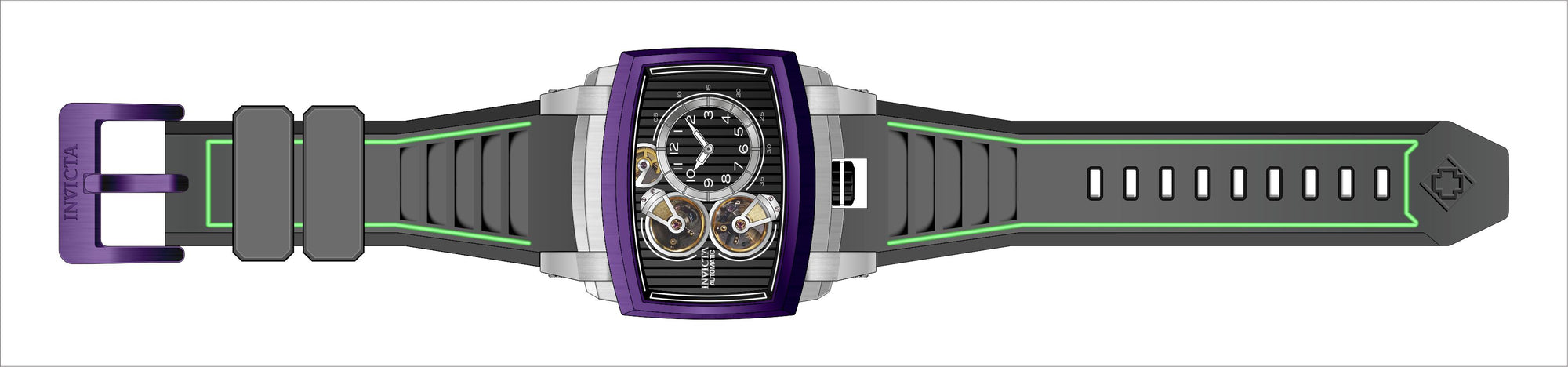 Band for Invicta Akula Men 41699