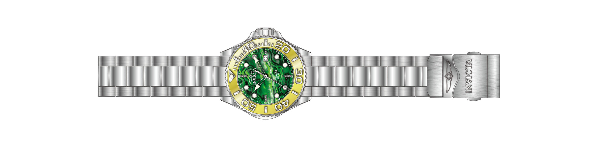 Band for Invicta Grand Diver Men 39965