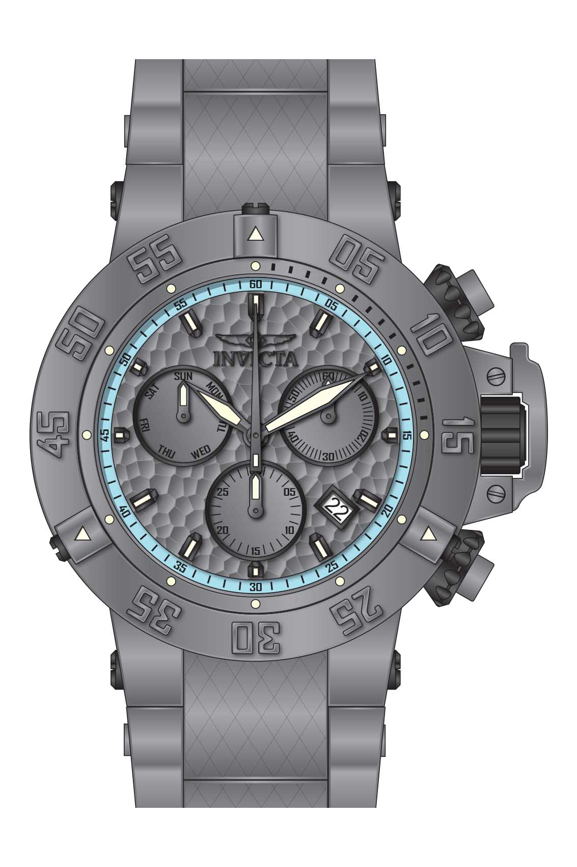 Parts for Invicta Subaqua Men None 40454