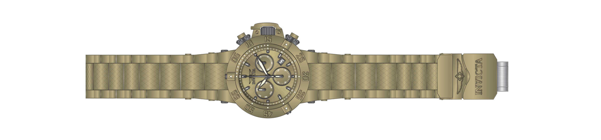 Band for Invicta Subaqua Noma III Men None 40453