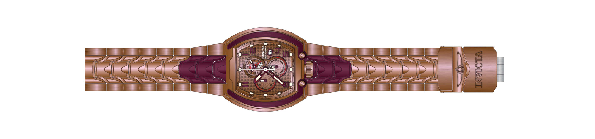 Band for Invicta Reserve Men 39444