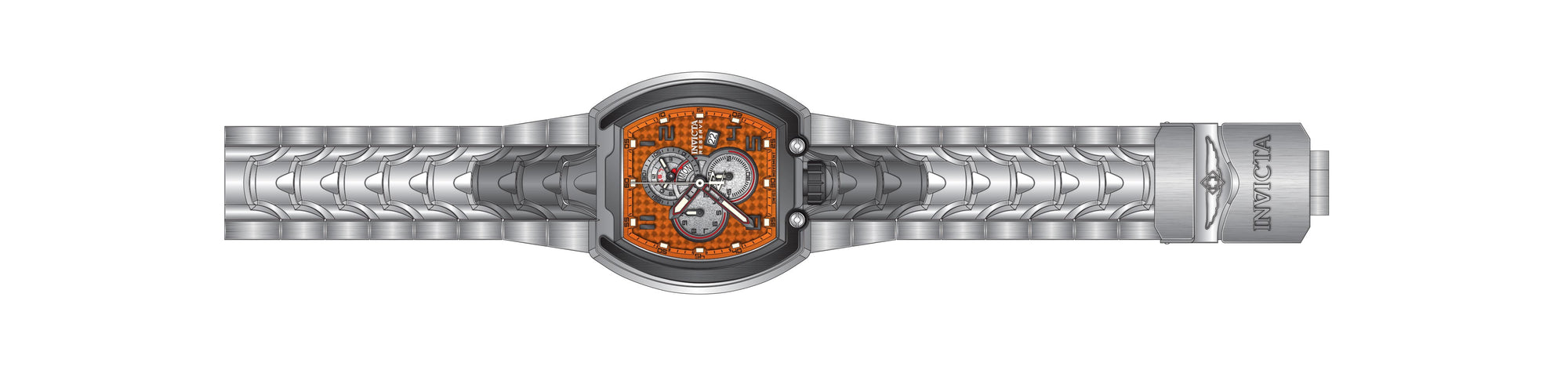 Band for Invicta Reserve Men 39448