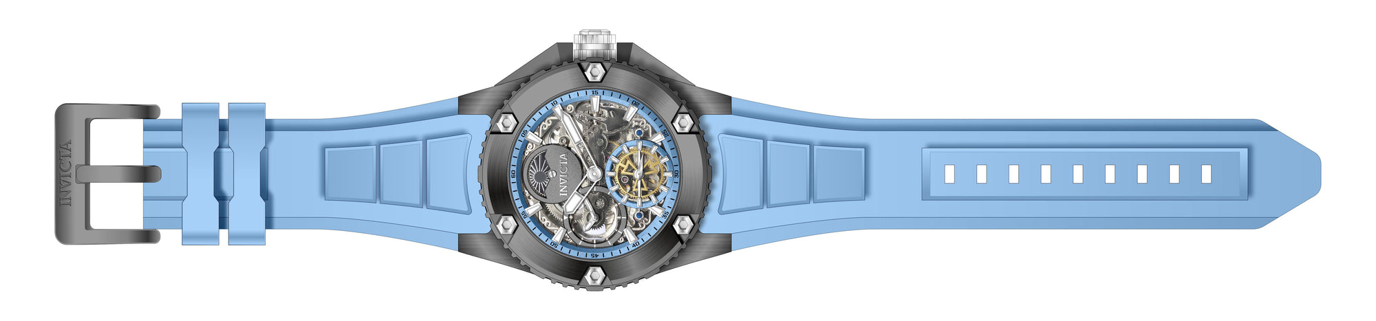 Parts for Invicta Akula Men 42766