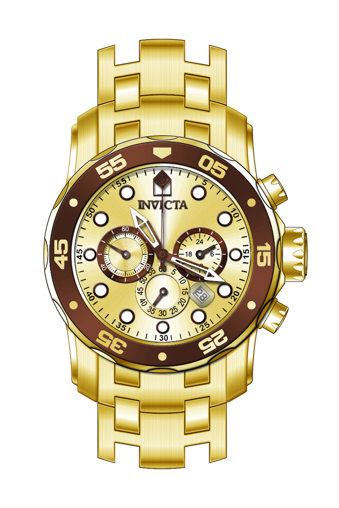 Parts for Invicta Pro Diver SCUBA Men Gold Label 36359
