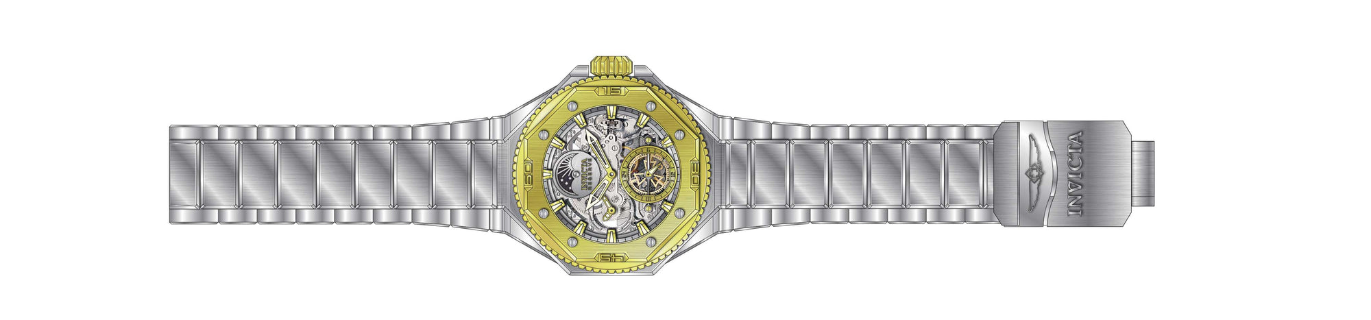 Band for Invicta Reserve Pro Diver Men 40647