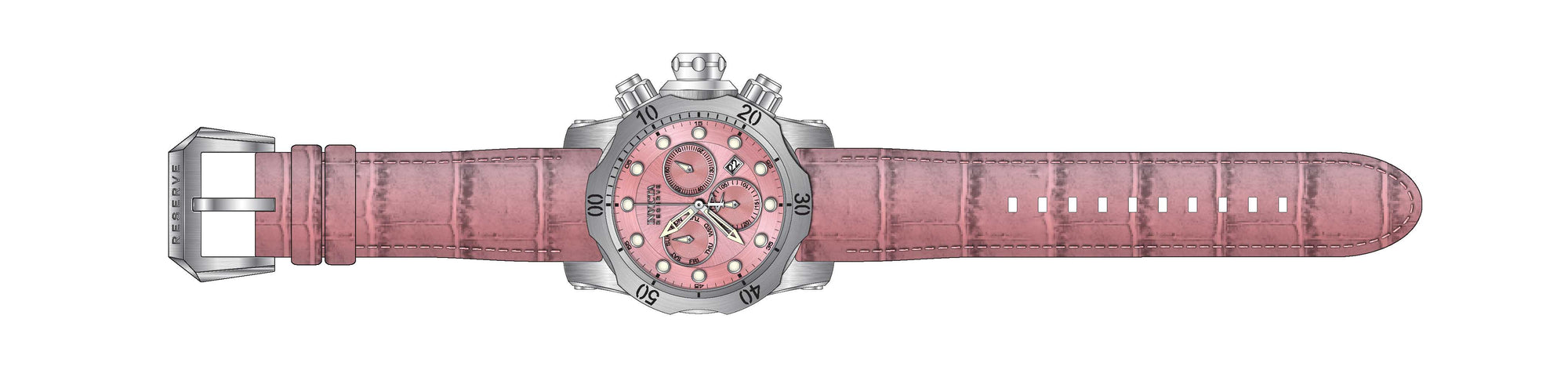 Band for Invicta Reserve Men 42617