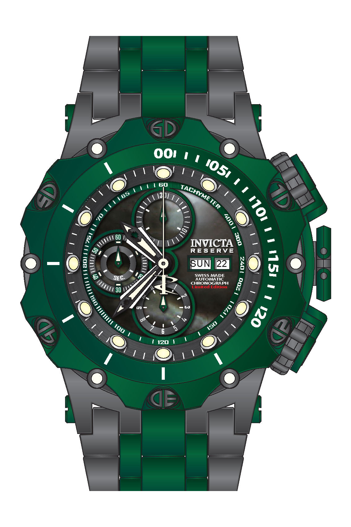 Parts for Invicta Reserve Venom Men None 43040