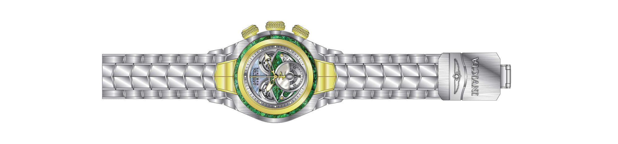 Band for Invicta Reserve S1 Men 43023