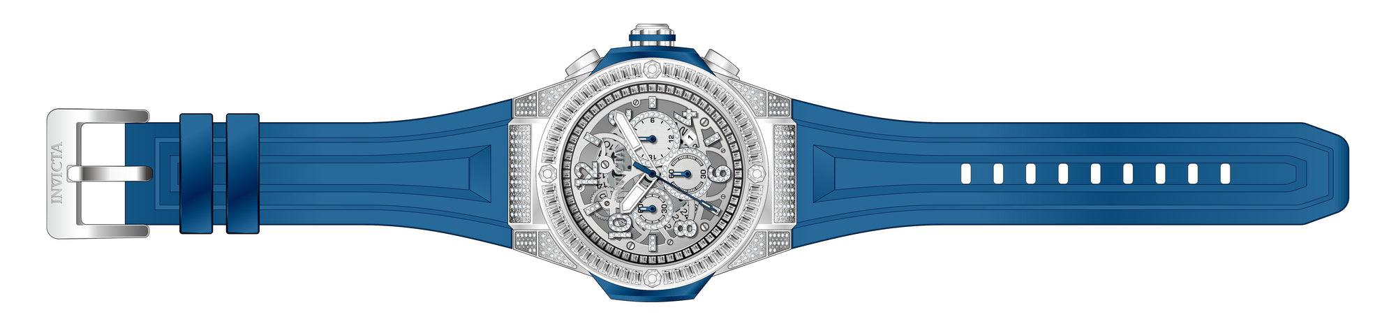 Band for Invicta Akula Men 43696