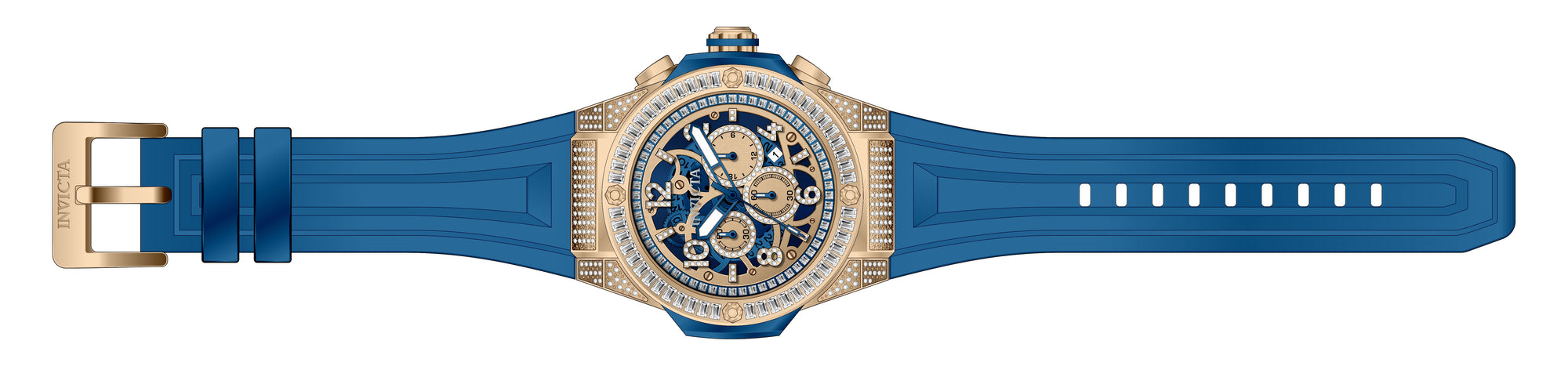 Band for Invicta Akula Men 43697