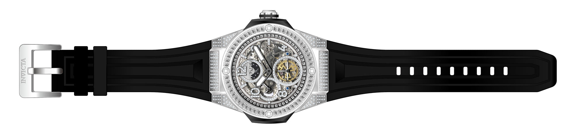 Band for Invicta Akula Men 43709