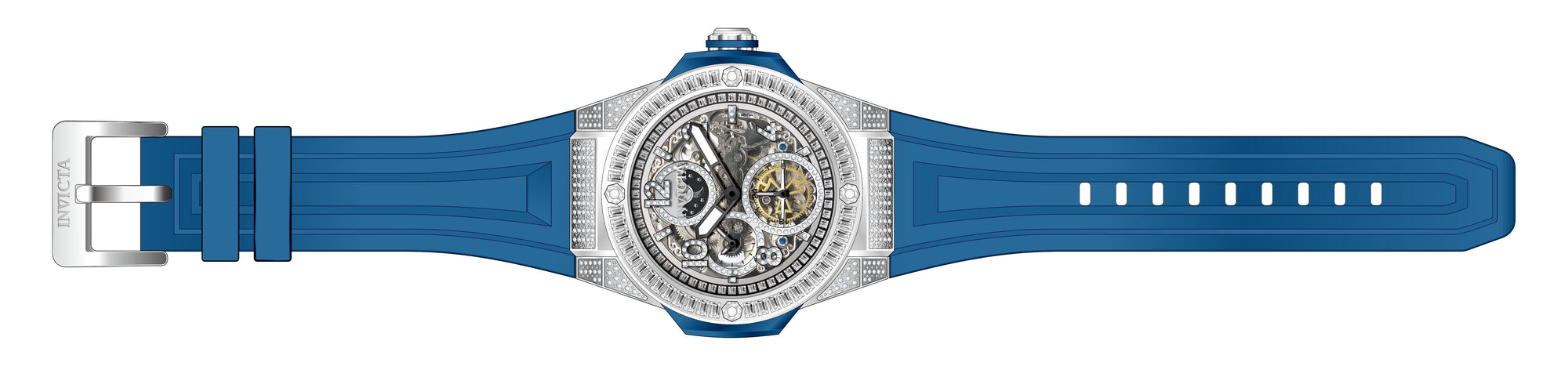 Band for Invicta Akula Men 43710