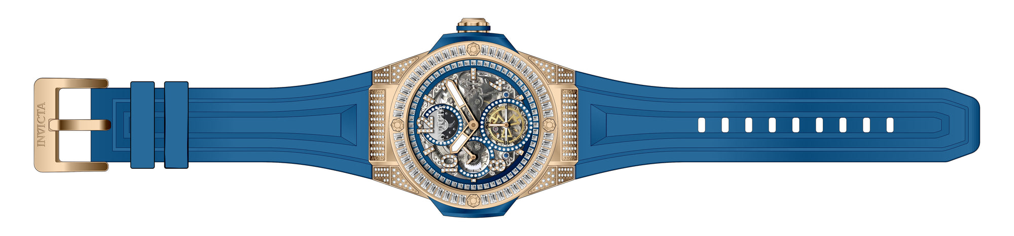 Band for Invicta Akula Men 43713