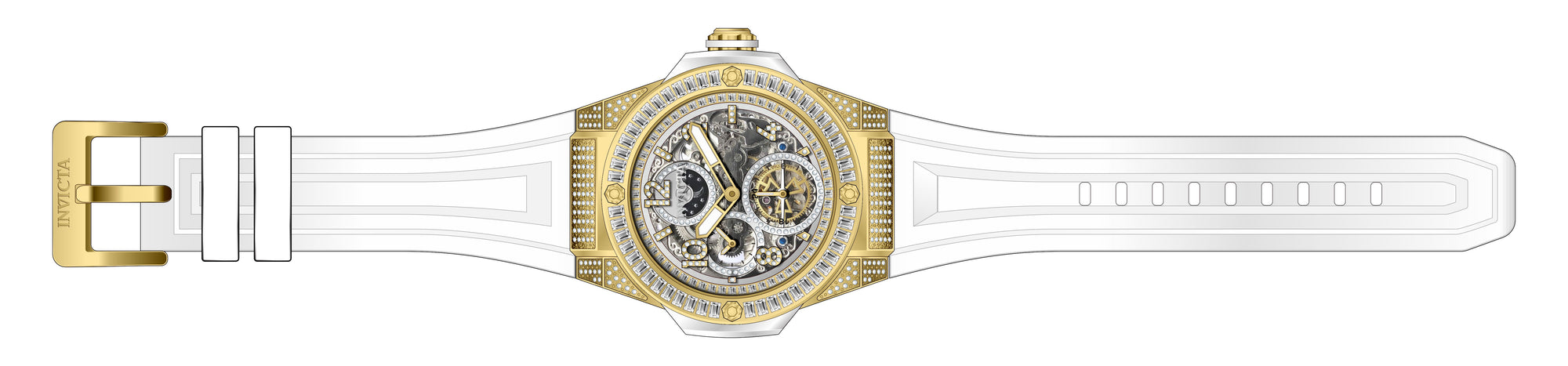 Parts for Invicta Akula Men 43717