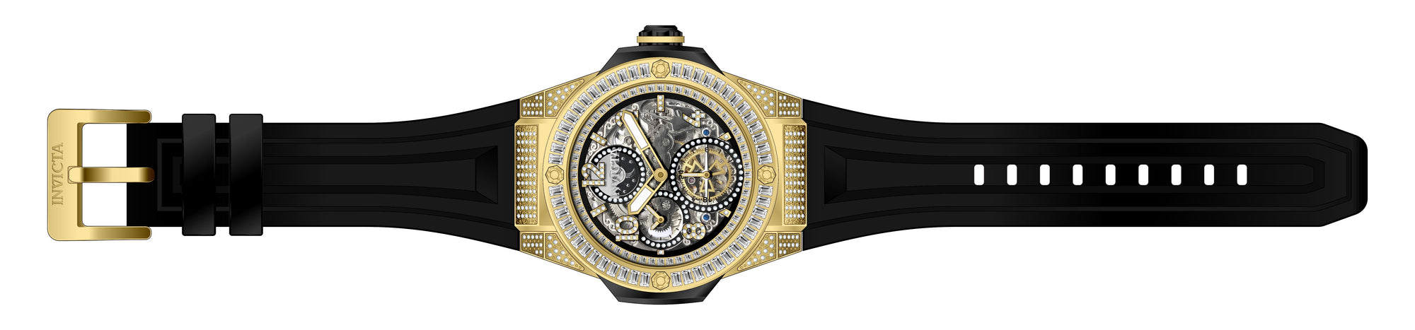 Band for Invicta Akula Men 43718