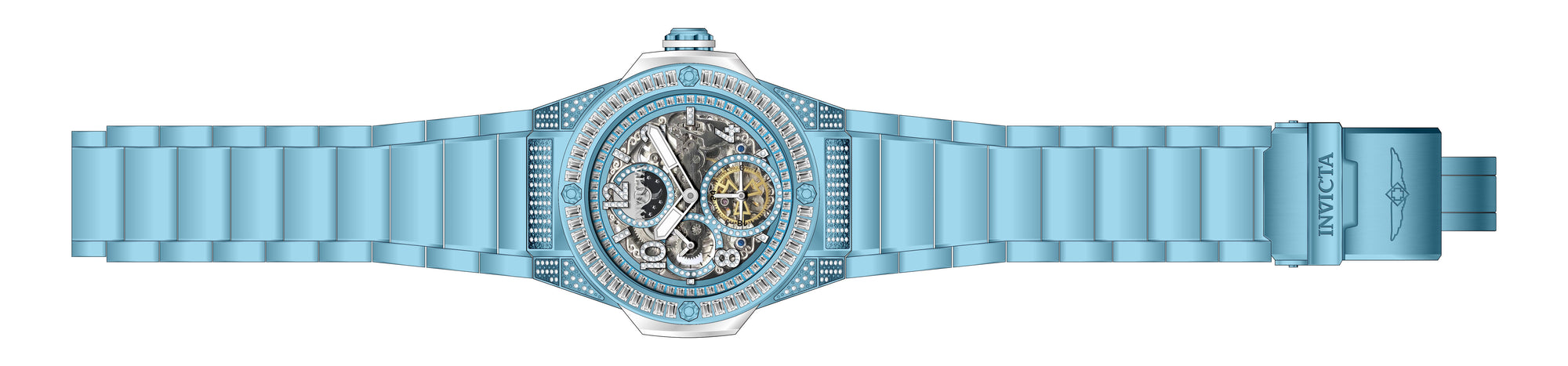 Parts for Invicta Akula Men 43721