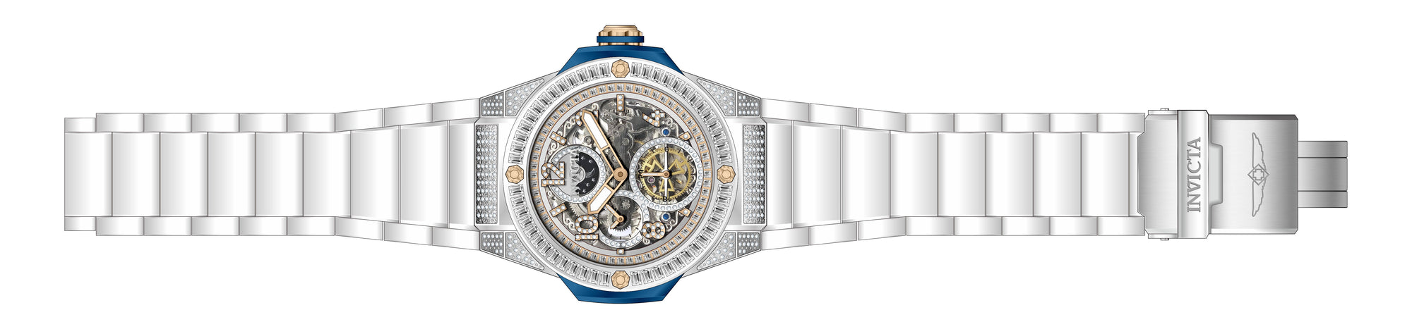 Band for Invicta Akula Men 43722