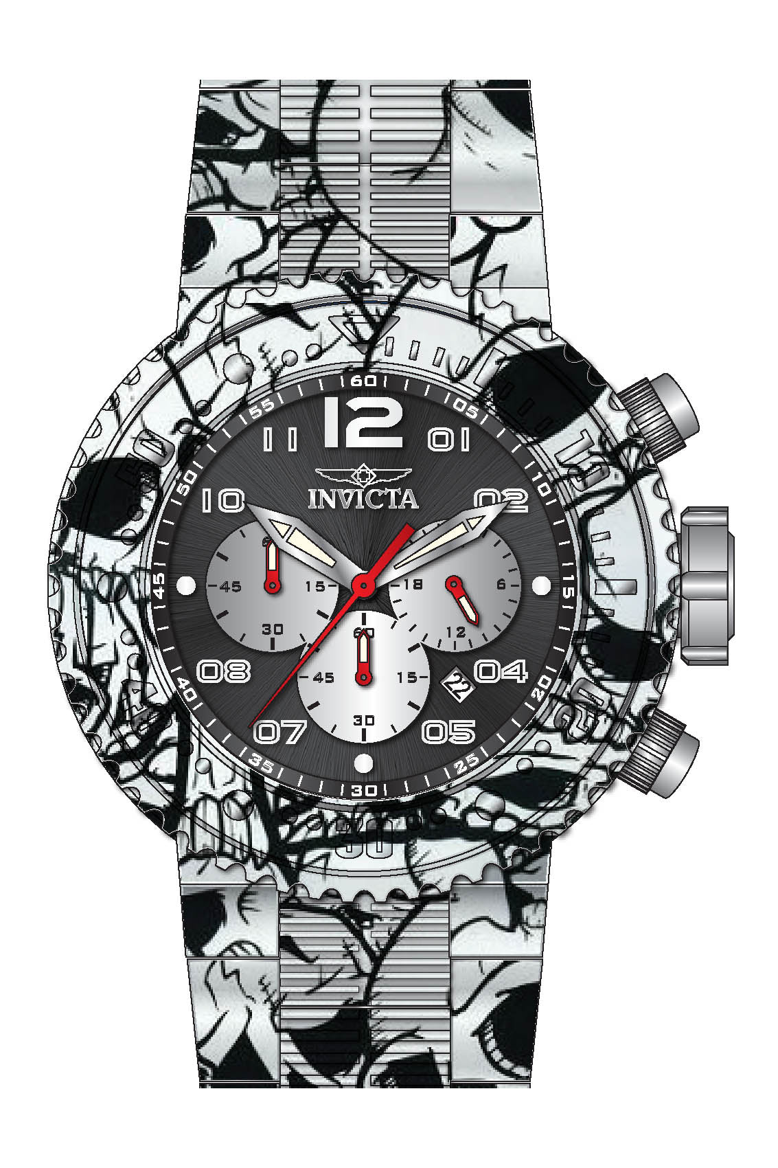 Parts for Invicta Pro Diver Zager Exclusive Men 43232