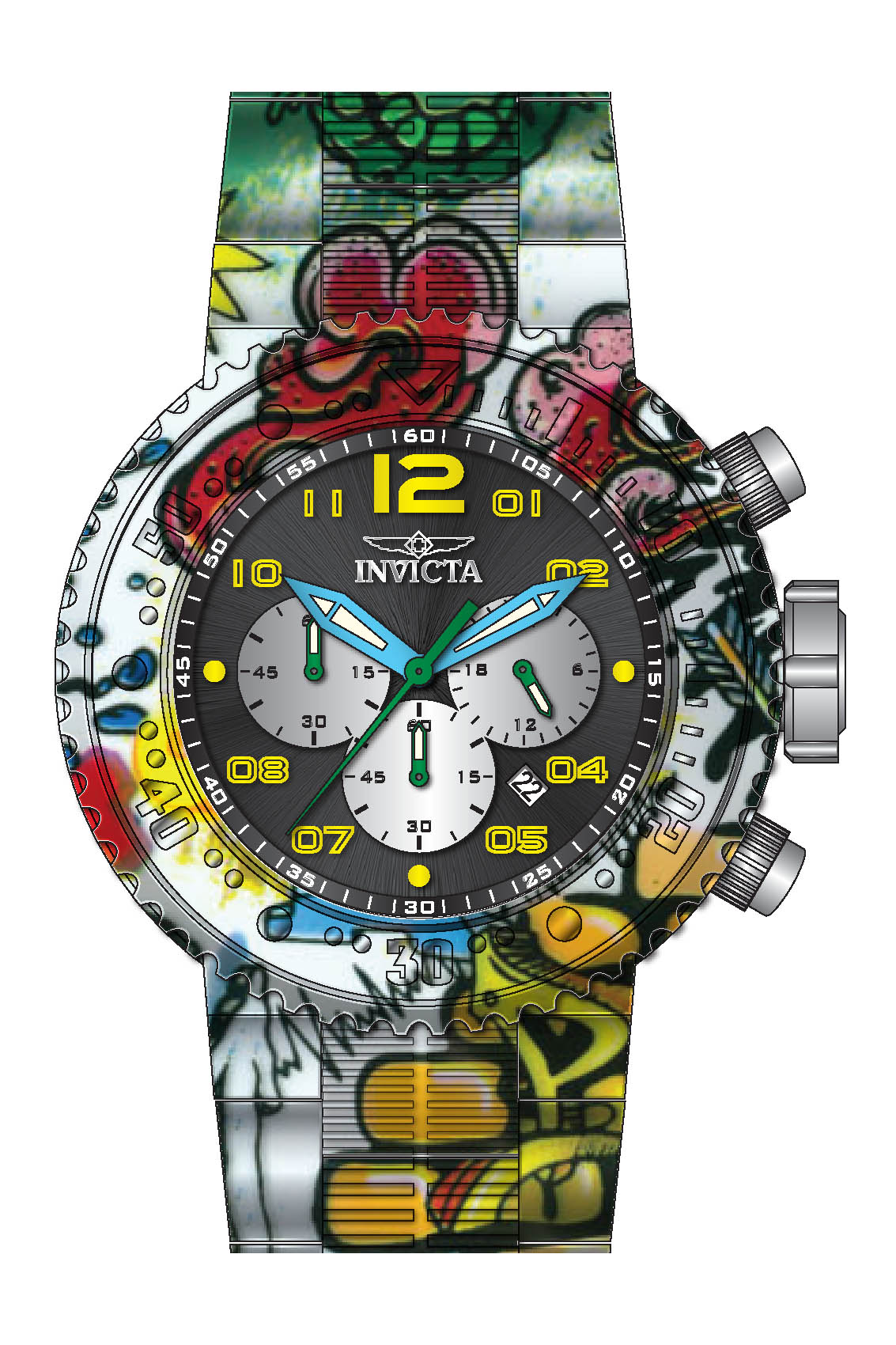 Parts for Invicta Pro Diver Zager Exclusive Men 43233