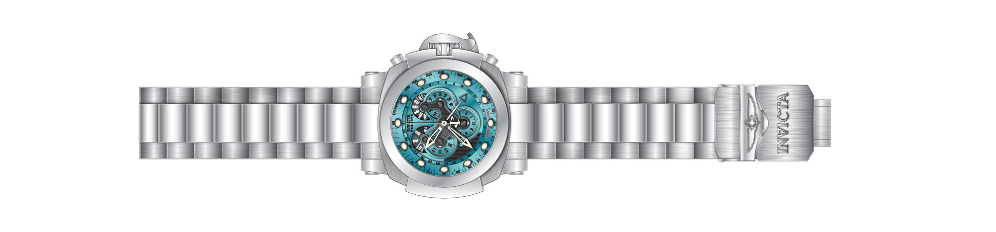 Band for Invicta Reserve Man of War Men 43315