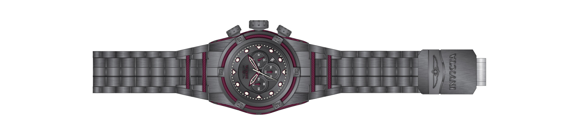 Band for Invicta Bolt Zeus Men 43352