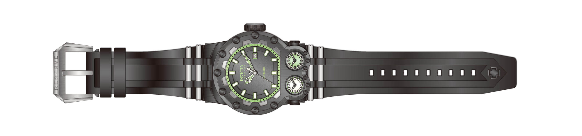 Band for Invicta Reserve Magnum Tria Men 43123