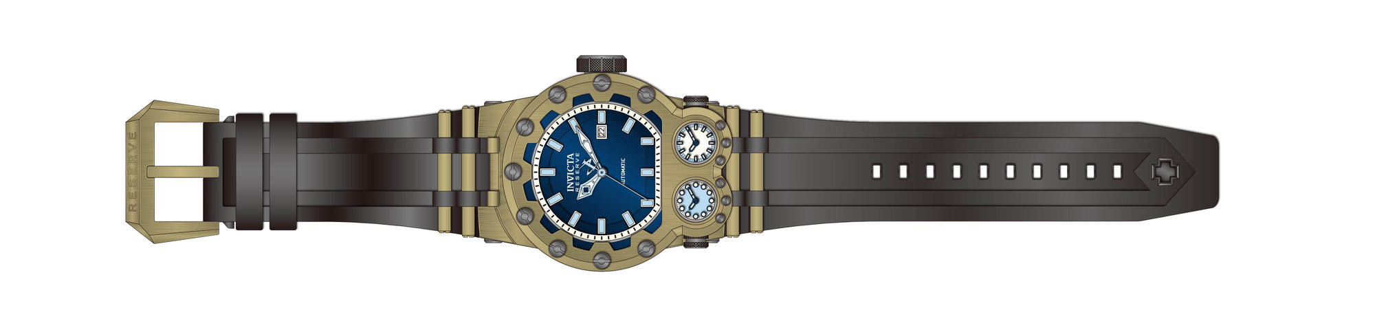 Band for Invicta Reserve Magnum Tria Men 43124