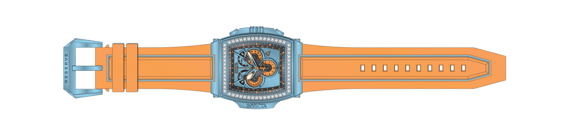 Parts for Invicta S1 Rally Diablo Men None 43378