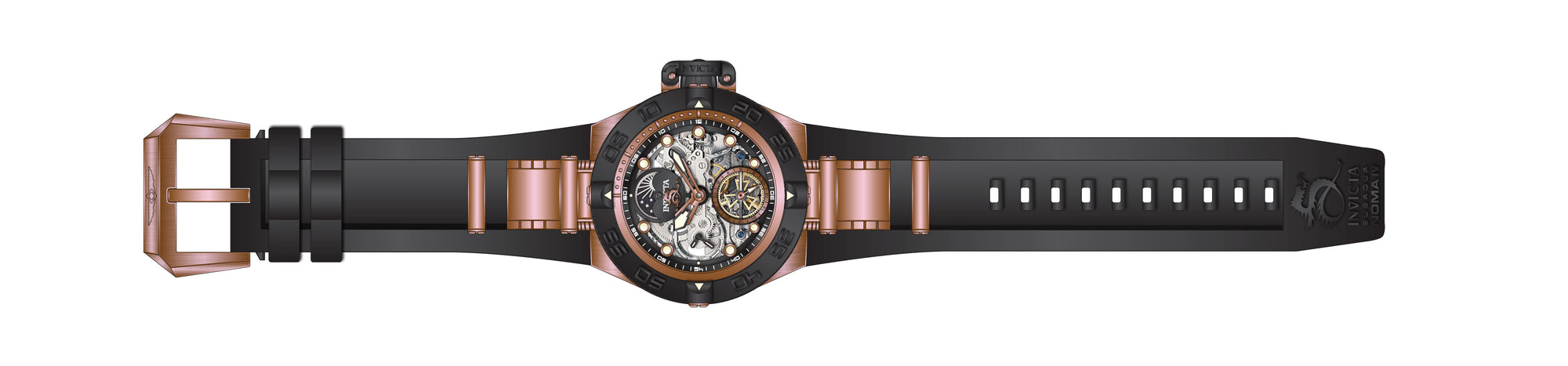 Band for Invicta Subaqua Noma IV Men 43911