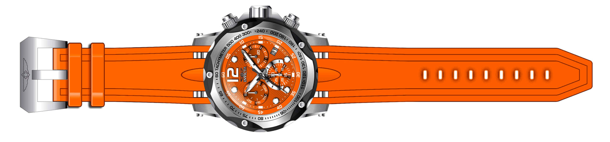 Parts for Invicta Speedway LATAM Exclusive Men 40353