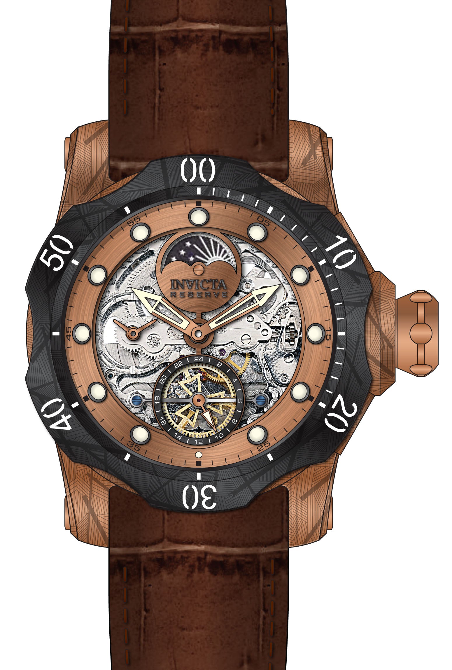 Band For Invicta Reserve Venom Men 44431