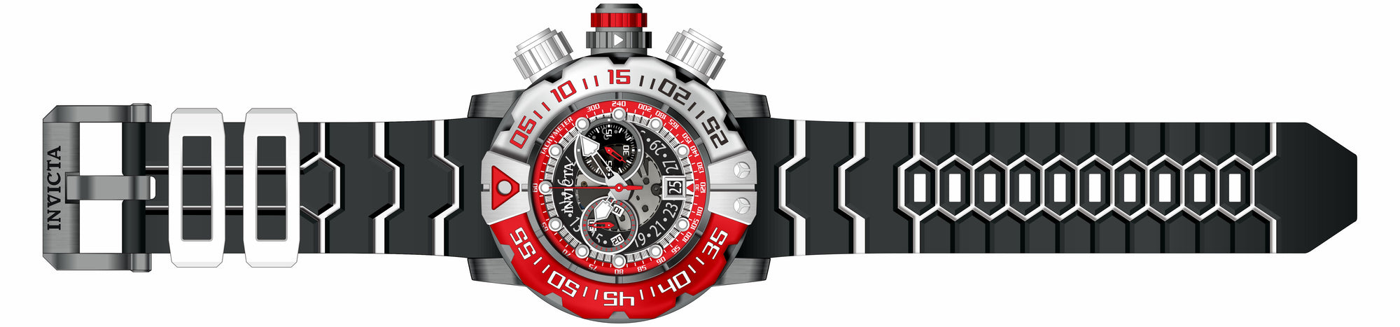 Band For Invicta Sea Hunter  Men 44851