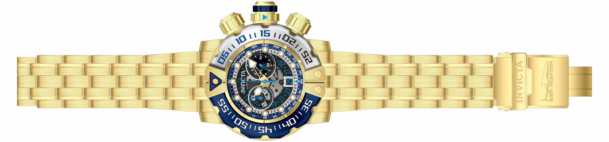 Band For Invicta Sea Hunter  Men 44853