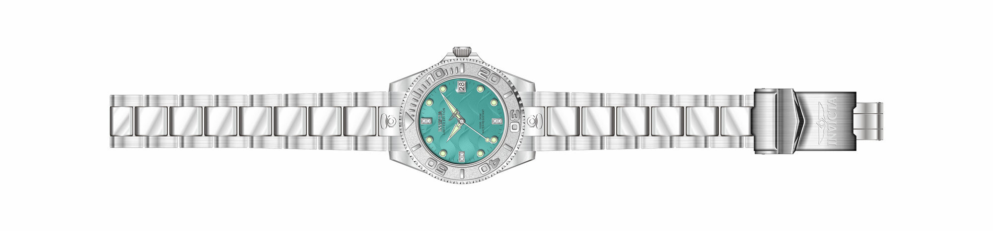 Band For Invicta Pro Diver  Lady 45349