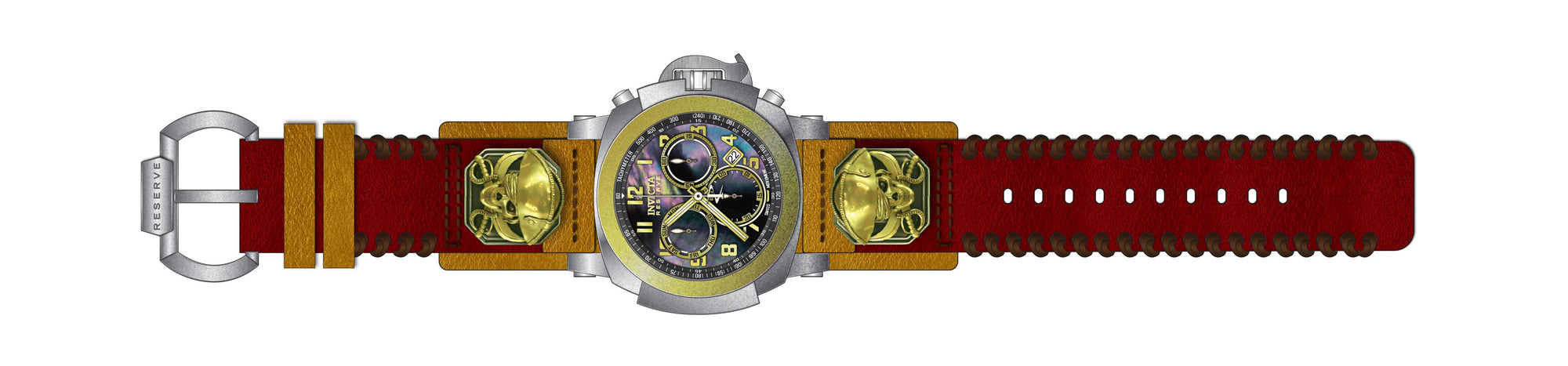 Band For Invicta Reserve Man of War Men 44722