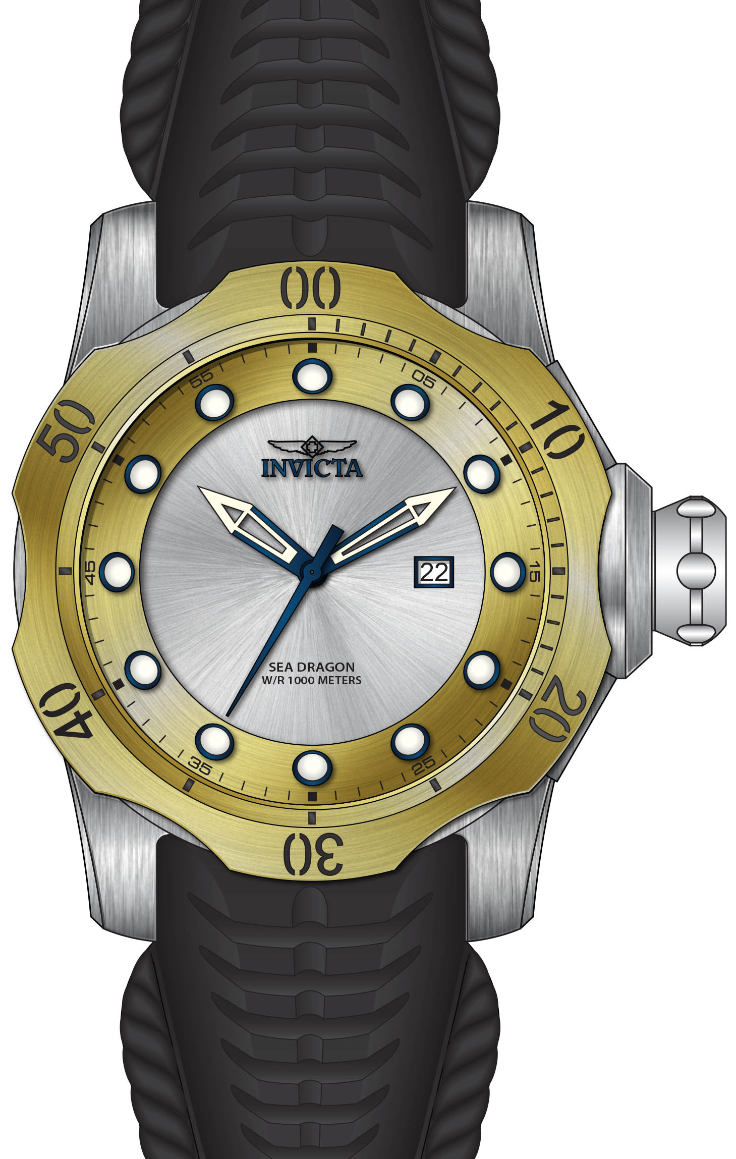Band For Invicta Venom  Men 45498