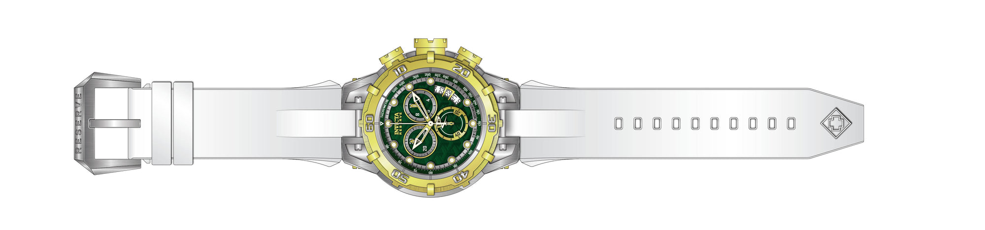 Band For Invicta Subaqua Ocean Warrior Men 45267