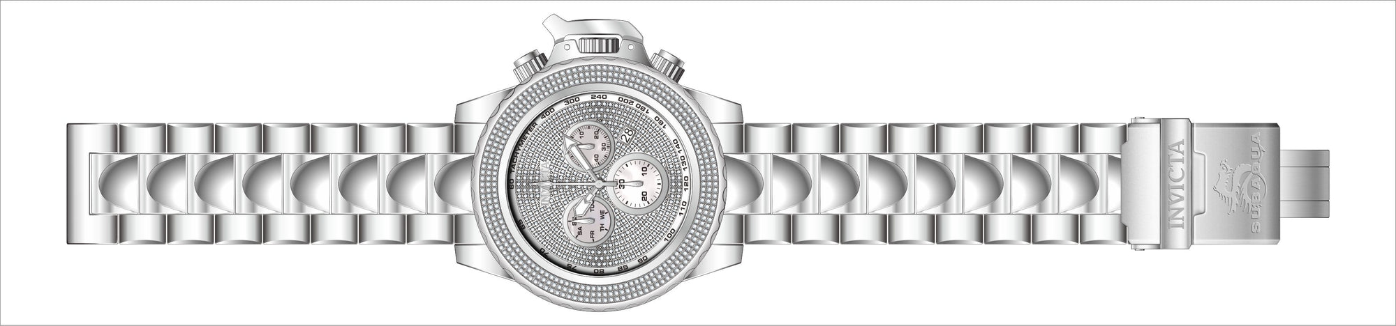 Band For Invicta Subaqua  Men 45686