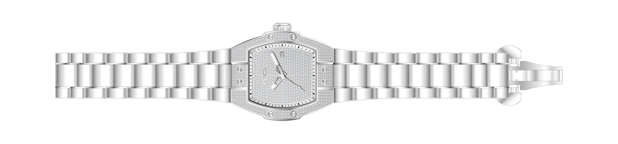 Band For Invicta S1 Rally  Men 45688