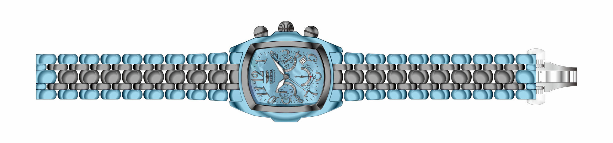 Band For Invicta Lupah  Men 45864