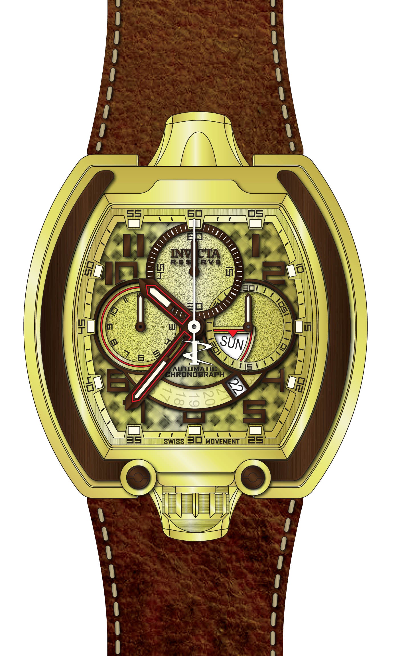 Parts For Invicta Reserve Man Men 46006