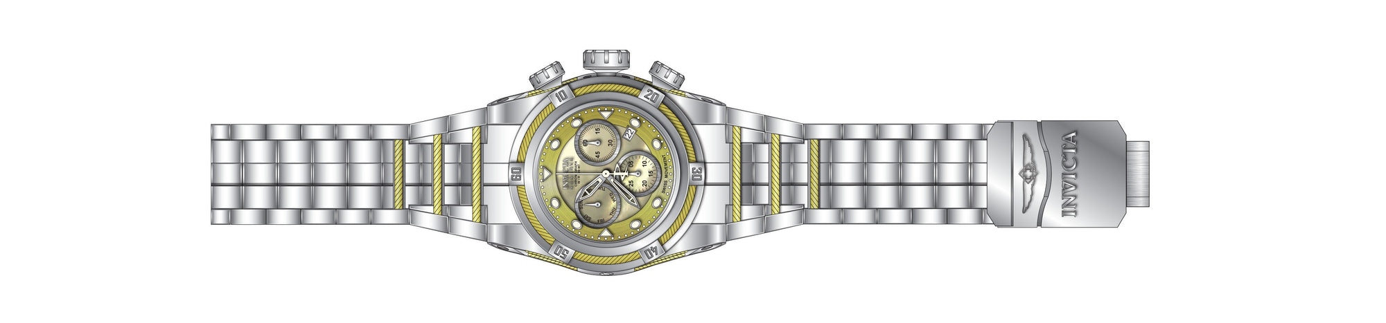 Band for Invicta Reserve 26187